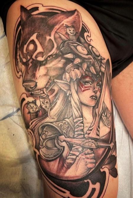 tattoos/ - Al Perez Zelda Portrait - 144627